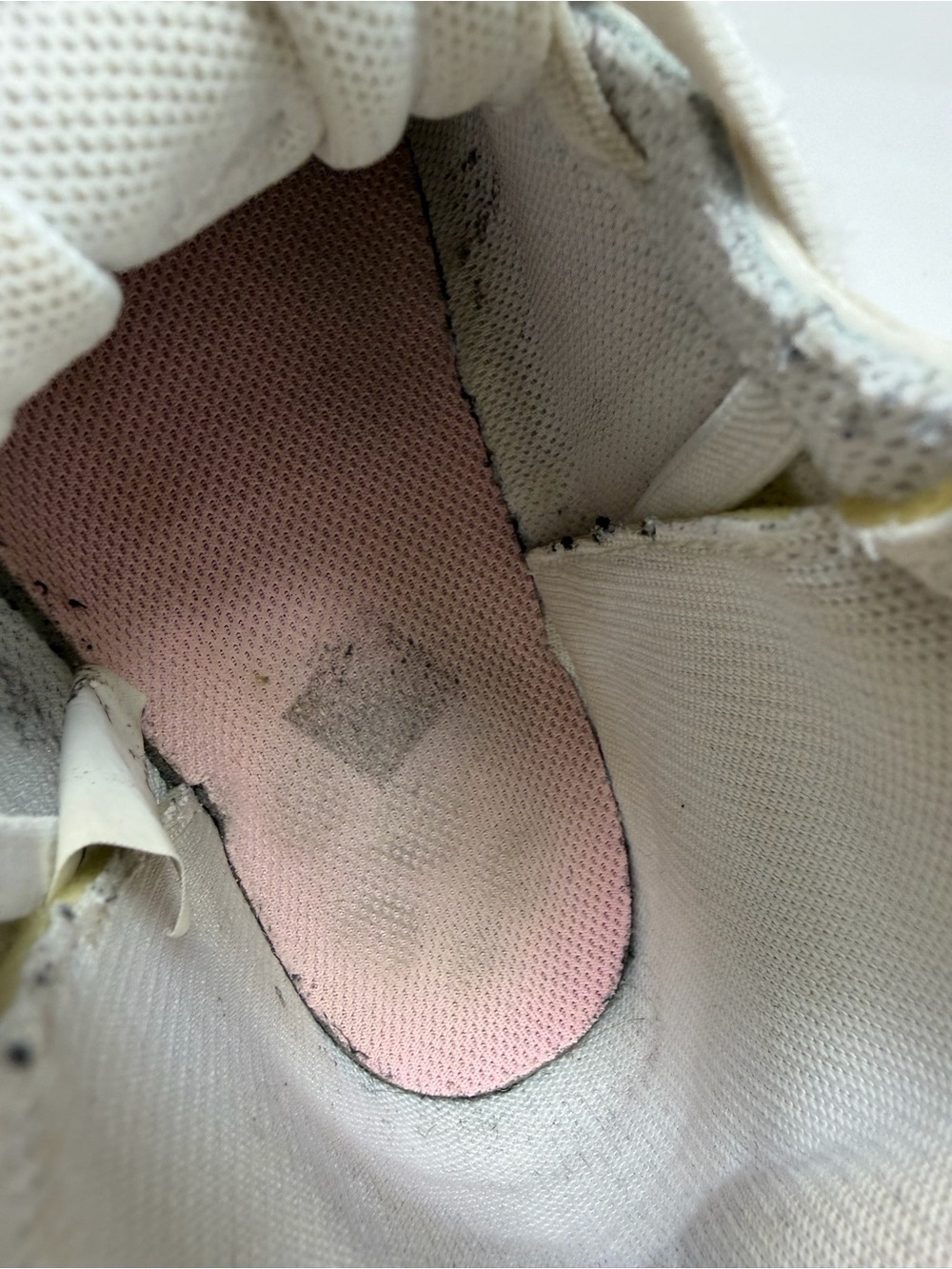 Nike Kids High-Top Sneakers in White, Light Gray, Pink & Black Sz. 3y - Picture 8 of 11